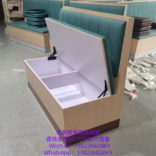 儲物櫃卡座沙發加工廠,顏色可選尺寸可訂造,專做香港澳門餐廳家具訂製廠家,深圳餐廳...