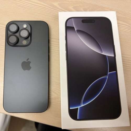 iPhone 16pro 256gb,港行雙卡極新，電池健康度90，完美冇花，冇維修過，冇換過零件...