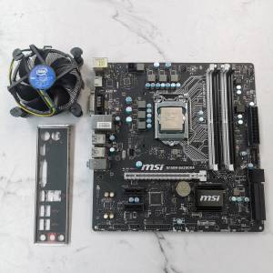 Intel i5 6400 + MSI B150M BAZOOKA + Intel 原裝散熱 OEM Cpu Cooler 底板 主機板