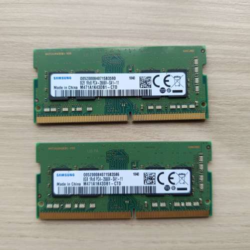 Samsung Sodimm DRR4 2666 8G x 2
