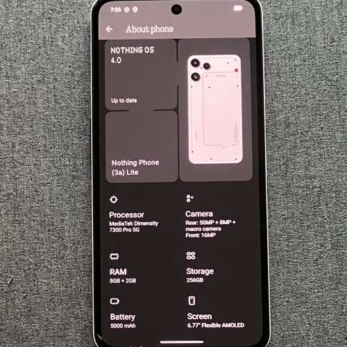 Nothing Phone 3a lite 5G (8+256gb)