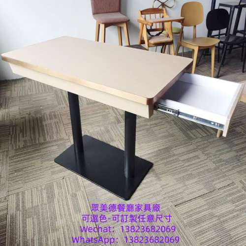 防火膠板可以選擇唔同顏色,深圳工廠有部份樣板看,尺寸可以改,防火膠板餐桌訂製廠商...