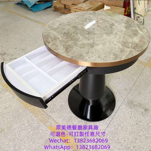 大理石桌子,圓形餐桌訂製,仿石材餐檯製造廠商,貼紙石桌子訂做尺寸顏色,訂造餐廳桌椅...