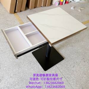 餐桌訂製,抽屜儲物餐桌枱子訂做廠家,深圳市眾美德餐廳傢具廠直供香港澳門,不鏽鋼包...
