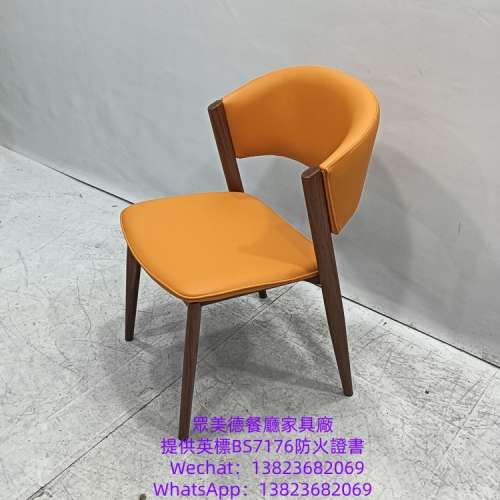 港式餐廳家具椅凳訂造,茶餐飯店食肆餐廳餐檯椅訂造廠家,阻燃皮革坐墊椅子,白蠟木實...