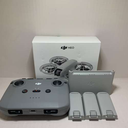 [觀塘實體店] 二手 DJI Neo Fly More Combo (共3電) (主機全新未開封) 行貨保養到2...