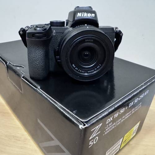 香港行貨 Nikon Z50 雙鏡 Kit 套裝 連 16-50mm & 50-250mm (極新淨/原廠配件全齊/即...