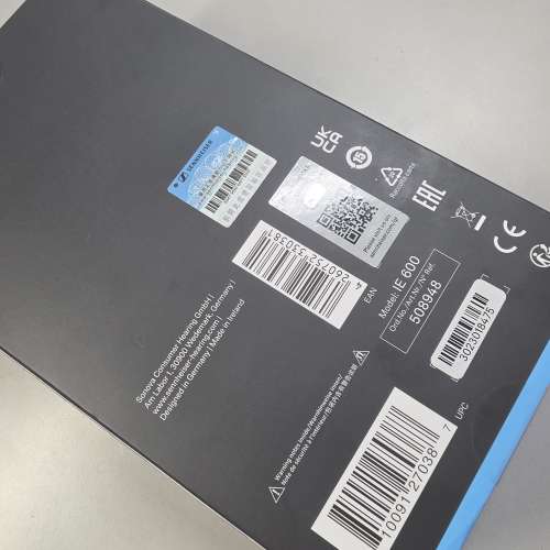 # 3123 Sennheiser 入耳式耳機 IE 600 黑色 99%新 齊盒齊配件