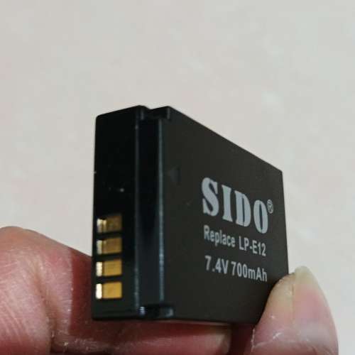 Sido LP-E12代用鋰電池(二手新淨少用)