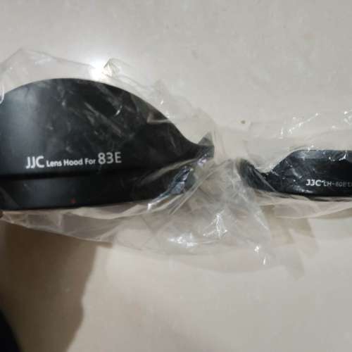 JJC出品EW-83E、LH-60E代用遮光罩(全新未用已去盒膠袋包裹著)