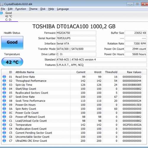 東芝 Toshiba 1TB 3.5"