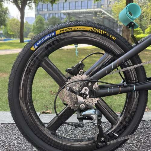 靚價 ( DAHON 大行 X GOFONDA 碳四刀 改裝分享 ) GOFONDO 20吋 406 碟剎快拆版 碳...