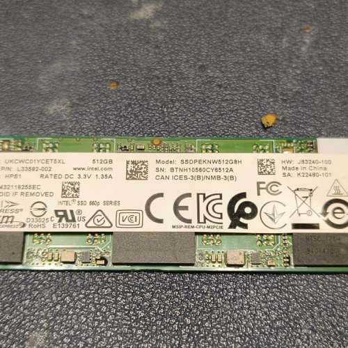 Intel 660P Series M.2 2280 SSD 512GB