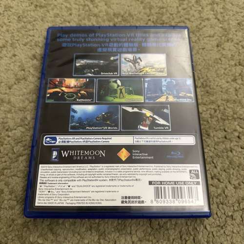 PS4 PlayStation VR Demo Disc