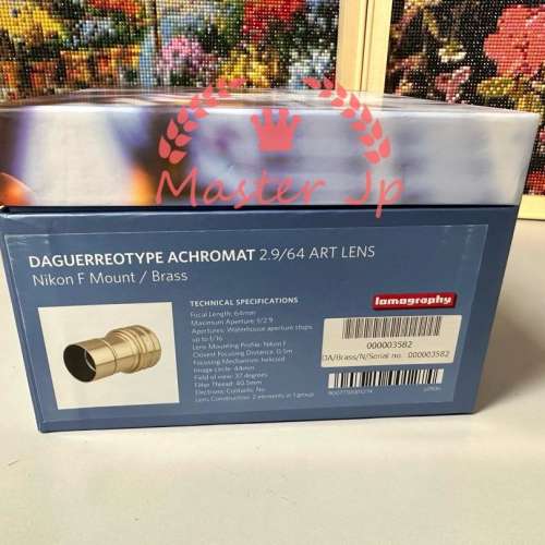 99% NEW Lomography Daguerreotype Achromat 64mm F2.9 Art Lens for Nikon F