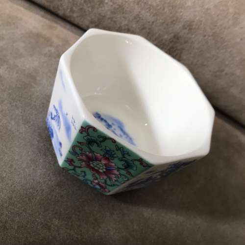 🍵 Enamel Cup 130ml 7.7*5.3cm NEW 全新 仿古 八方杯 琺瑯彩 🍵