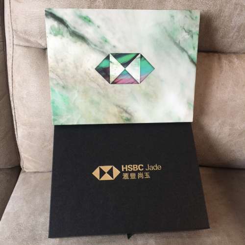 HSBC JADE Gold Plated Banknote Deco (Collectible) NEW 全新 匯豐 尚玉 鍍金鈔票 ...