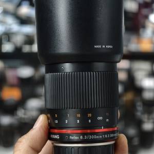 Samyang 三陽 300/6.3 for Fujifilm X 功能正常 鏡片通透 極新 （no Sony CANON Ni...