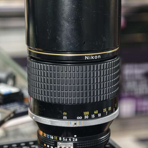 Nikon 180 尼康 AIS 180/2.8 *ED nikkor 180mm 功能正常 鏡片通透 小花 可轉 CANON...