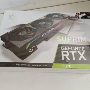 全新 MSI GeForce RTX 3070 Suprim X
