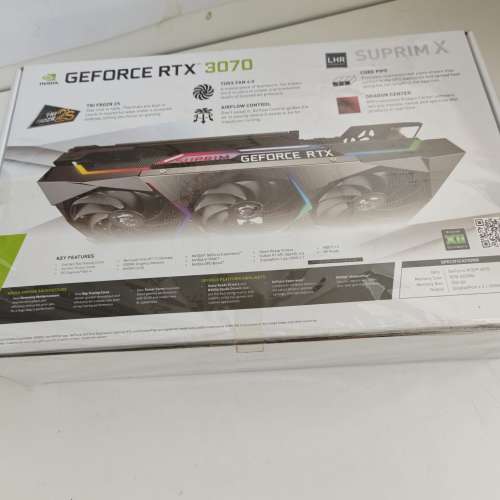 全新 MSI GeForce RTX 3070 Suprim X