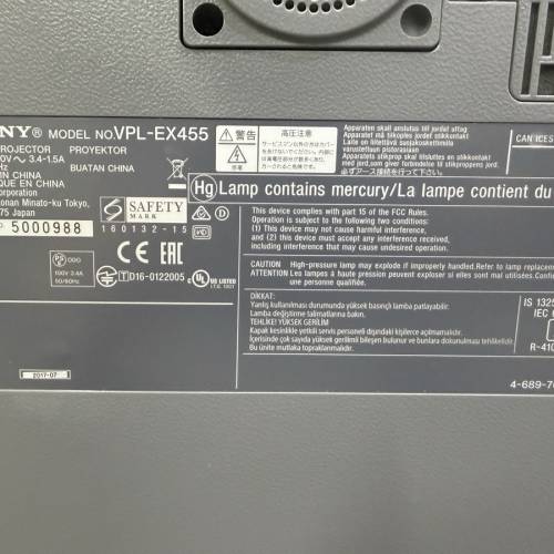 Sony/索尼 VPL-EX455 投影機 Projector🎬 家庭影院 /智慧電視機 / 投射 / 投屏 / 智...