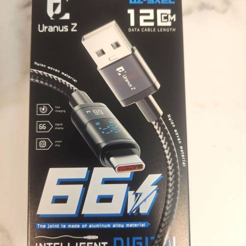 UranusZ Intelligent USB To  C 66W  120cm