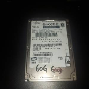 Fujitsu MHV2060AH PL 60GB 2.5 吋 IDE 硬碟