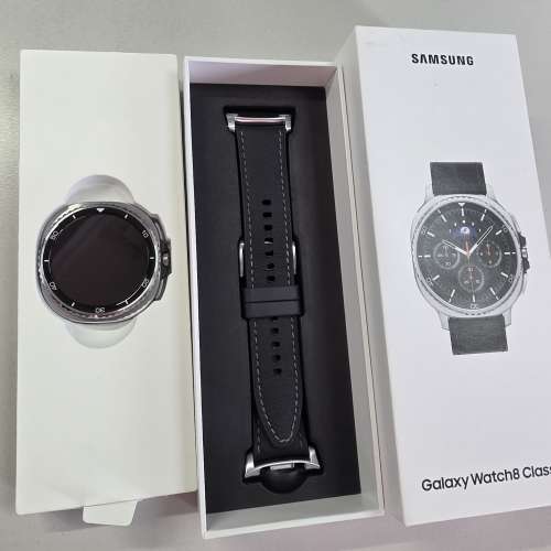 #3096 Samsung Galaxy Watch8 Classic 46mm (藍牙) 智能手錶 SM-L500 黑色 99%新