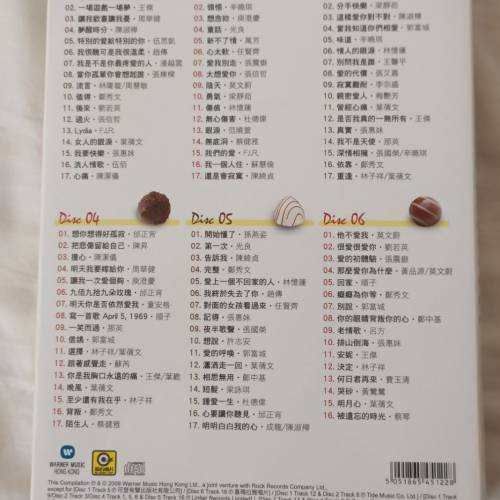 情歌101CD,CD 2有使用花，其它新正只有微微花，錄音吾差，售$120（不郵寄，不順豐，...