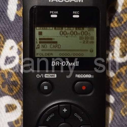 港行 TASCAM DR-07MKII 96kHz/24-bit 線性 Linear PCM Portable Digital Recorder ...