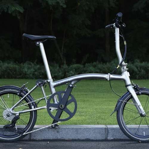 航輪 HI-LIGHT ZC16 7速 鈦合金3D打印 16吋349折叠車三叠車 ( 三折叠小布 國布 )送...