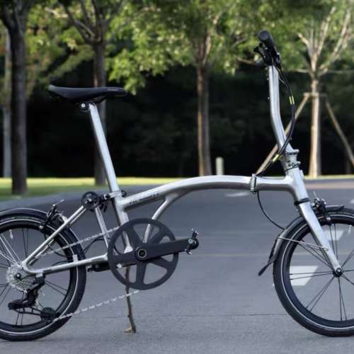 航輪 HI-LIGHT ZC16 7速 鈦合金3D打印 16吋349折叠車三叠車 ( 三折叠小布 國布 )送...