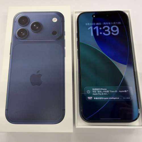 Apple iPhone 17Pro 256GB - 深墨藍色