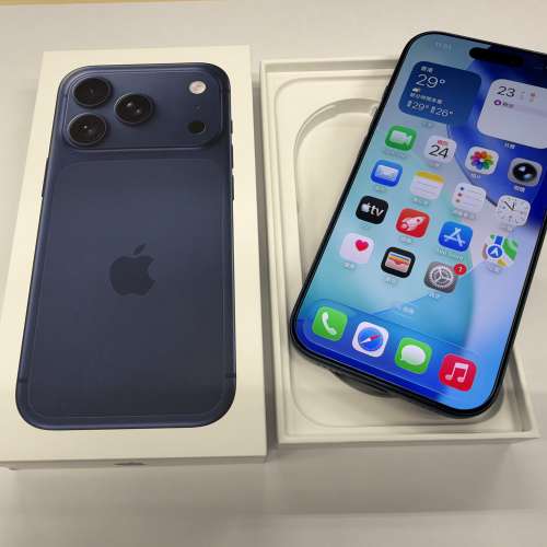 Apple iPhone 17Pro 256GB - 深墨藍色