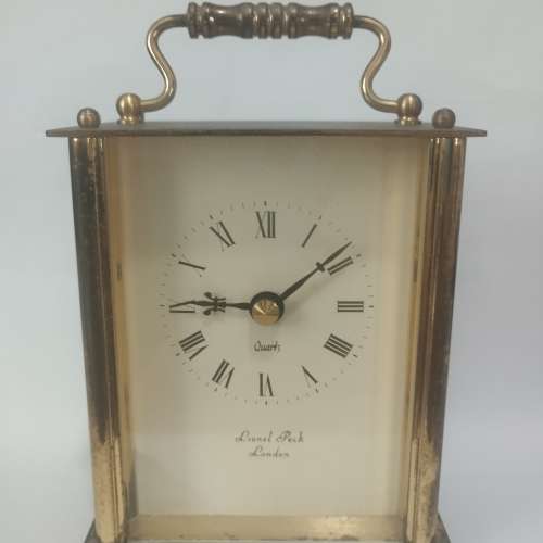 二手英國古董座檯石英銅鐘行走準時 not AP Longins Omega PP Rolex Seiko