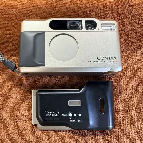 Contax T2 Carl Zeiss sonnar 35mm film camera with data back