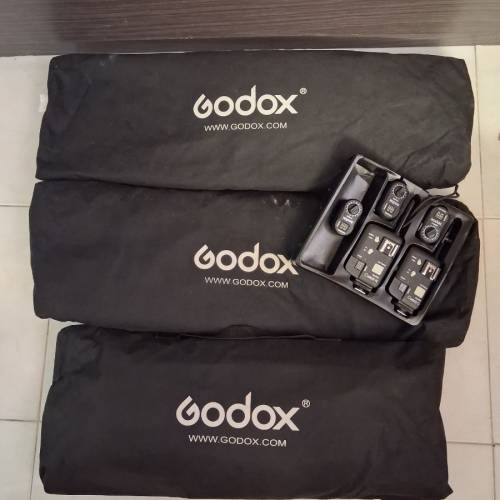 Godox SK400攝影燈一套送發射接收器