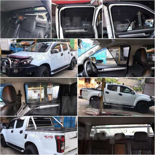 ISUZU DMAX 全車防曬磁石窗網