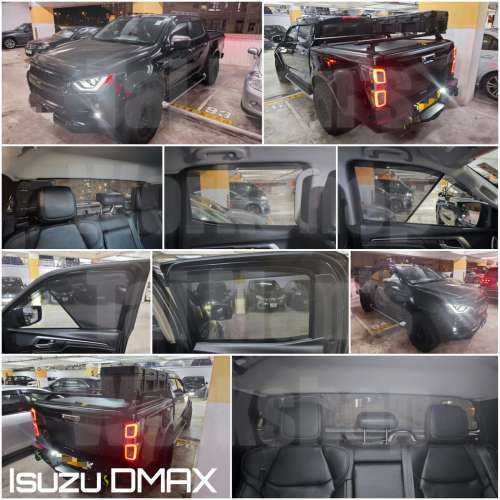 ISUZU DMAX 全車防曬磁石窗網