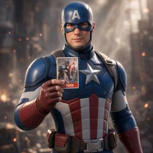 美國隊長收藏卡(圖2) $22包郵 Captain America