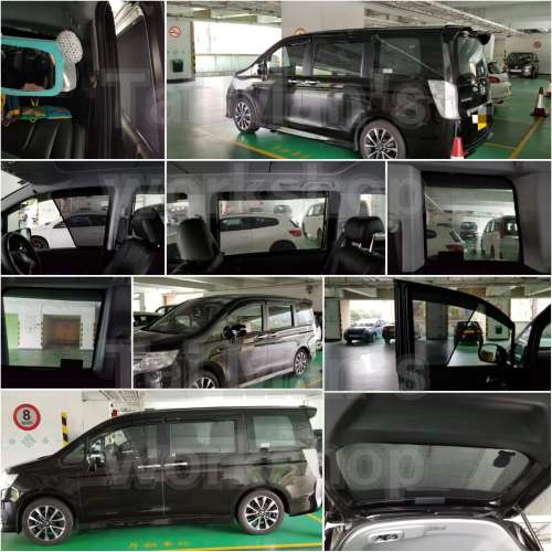 Honda Stepwgn 全車防曬磁石窗網