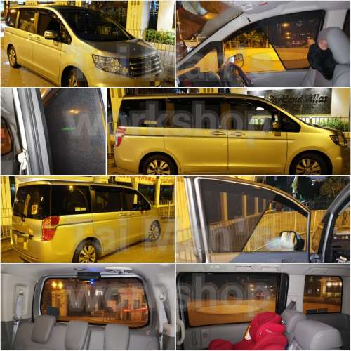 Honda Stepwgn 全車防曬磁石窗網