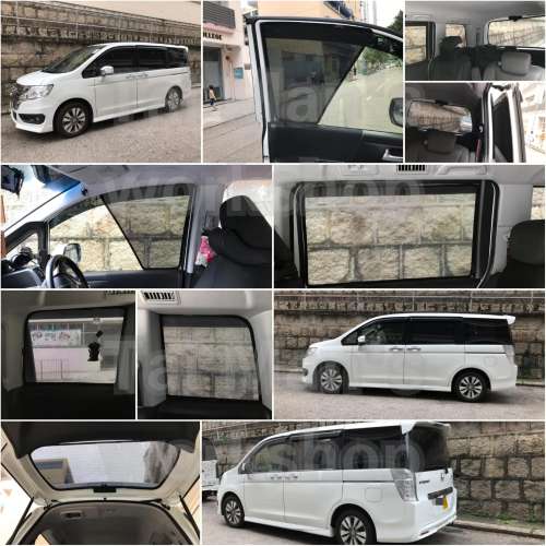 Honda Stepwgn 全車防曬磁石窗網