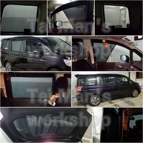 Honda Stepwgn 全車防曬磁石窗網