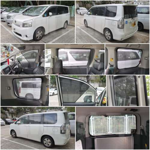 Toyota Voxy Noah 全車防曬磁石窗網
