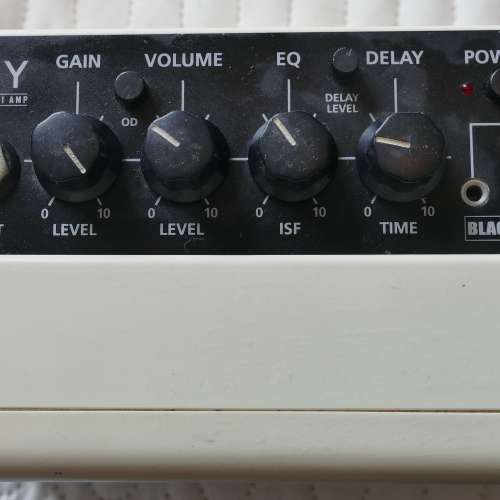 Blackstar mini guitar practice amp.