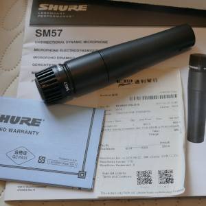 Shure SM57 x1 and SM58 x1