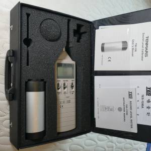 TES1350A Sound Level Meter + TM-100 Sound Level Calibrator