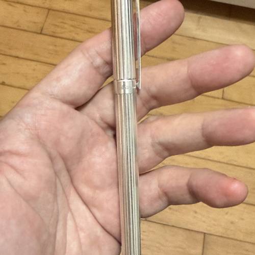 【925純銀/18K金尖】S.T. Dupont 都彭 Classique 經典直紋鋼筆 古董筆 法國製 珍藏...
